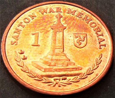 Moneda exotica 1 PENNY - ISLE OF MAN, anul 2015 * cod 1973 = A.UNC foto