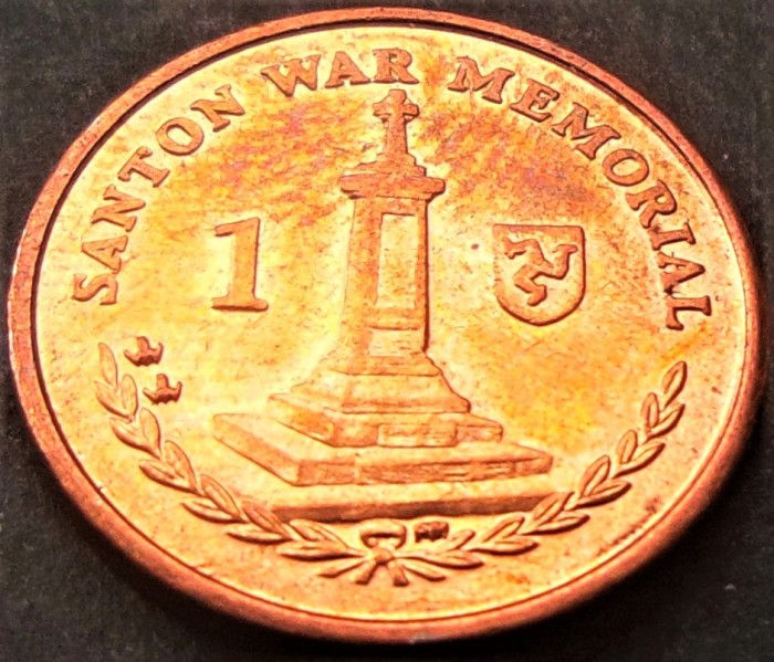 Moneda exotica 1 PENNY - ISLE OF MAN, anul 2015 * cod 1973 = A.UNC