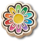 Jibbitz Crocs Festival Gold Rainbow Daisy, Crocs Jibbitz