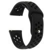 Curea silicon, compatibila Samsung Galaxy Watch6 40mm, telescoape Quick Release, Negru