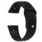 Curea silicon, compatibila Samsung Galaxy Watch6 40mm, telescoape Quick Release, Negru