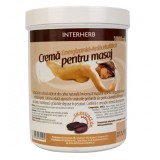 Crema Masaj Profesionala Anticelulitica cu Cofeina INTERHERB, 1000ml, Energizanta, Termoactiva