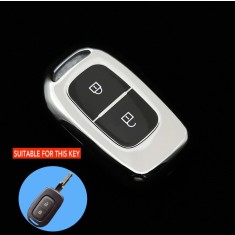 Husa Cheie Dacia Logan Duster Sandero Dokker Spring 2 Butoane, TPU, GRI