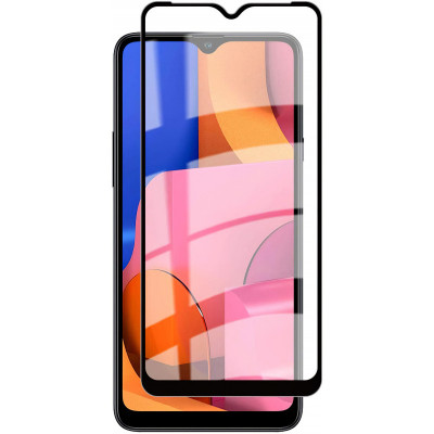 Folie Protectie Ecran OEM pentru Samsung Galaxy A20s, Sticla securizata, Full Face, Full Glue, 9D, 0.3mm, Neagra foto