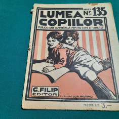 REVISTA LUMEA COPIILOR *ANUL III / NR. 135/1924/G. FILIP EDITOR* DESENE DE MURNU