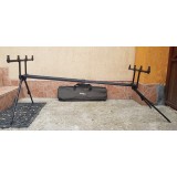 Rod pod FL BLACK EDITION pentru 4 lansete cu 4 picioare ( Duo Pod ) FL168