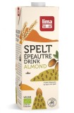 Bautura vegetala Lima Spelta cu Migdale Bio 1L Fara Lactoza Fara Zahar