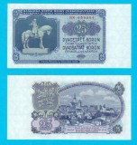Cehoslovacia (p#84) 25 Korun 1953 aUNC+ &#039;Republica Populară&#039; serie: NN 058004