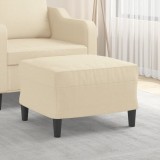 VidaXL Taburet, crem, 60x50x41 cm, material textil