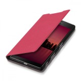 Cumpara ieftin Husa pentru Sony Xperia Z5 Premium, Piele ecologica, Roz, 35010.08
