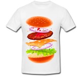 Cumpara ieftin Tricou &quot; Ingrediente hamburger &quot;