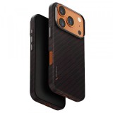 Husa MagSafe pentru Apple iPhone 17 Pro, UNIQ, Keva MagClick, Neagra Rosie