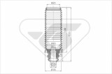 HUTCHINSON KP039 chit protectie praf,amortizor