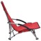 Scaune pliante 2 buc. Material textil rosu - 5