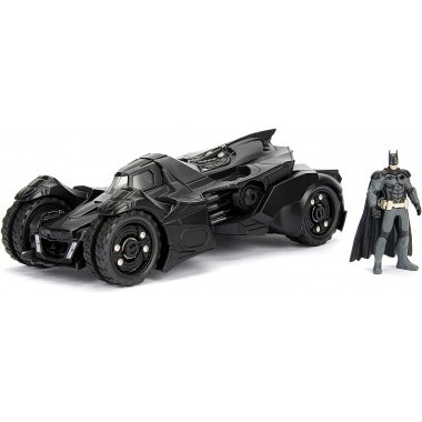 Batman Arkham Knight Diecast Model 1/24 2015 Batmobile with figure foto