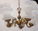 Spectaculos candelabru din bronz 5 brațe