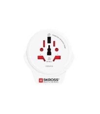 Adaptor priza universal Skross 1.500267 World (Europa Australia China Marea Britanie SUA Japonia Italia Brazilia) la UK cu USB