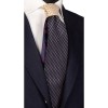 Cravata Matase Bleumarin Crem Nod Contrast Unicat Italia Cutie Cadou 148cm