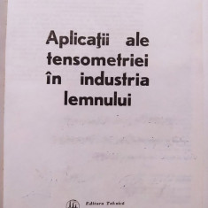 M. Petrican - Aplicatii ale tensometriei in industria lemnului (1980)