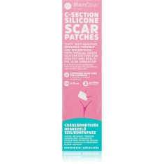 MomCare by Lina C-Section Silicone Scar Patches plasturi de silicon pentru cicatrici de cezariană mărime S-M 3x15 cm 3 buc