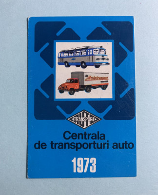 Calendar 1973 auto transport foto