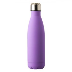 Termos din inox, capac cu filet, culoare lila, capacitate 500 ml foto