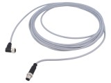 Cablu HARTING 4 pini 7,5m cu mufă PVC pentru senzori și automatizări M12