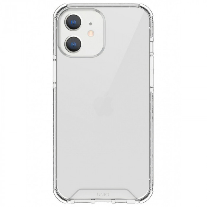 Husa Plastic - TPU UNIQ Combat Antisoc pentru Apple iPhone 12 mini, Transparenta