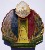 I.692 INSIGNA MILITARA GRANICERI M.I. ROMANIA RSR PENTRU MERITE GRANICERESTI, Romania de la 1950