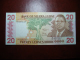 SIERRA LEONE 20 LEONES 1988 UNC-