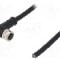 Conector M8, 4 pini, clasa etanseitate IP65, IP67, DEGSON ELECTRONICS - PM-M8A-04P-FF-SR7A01-00A(H)