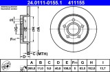 ATE 24.0111-0155.1 Disc frana