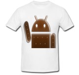 Tricou &quot; Android version ice cream sandwich &quot;