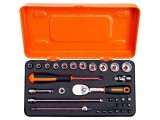 Set Chei Dodecagonale și Tubulare 1/4" - 31 Buc.