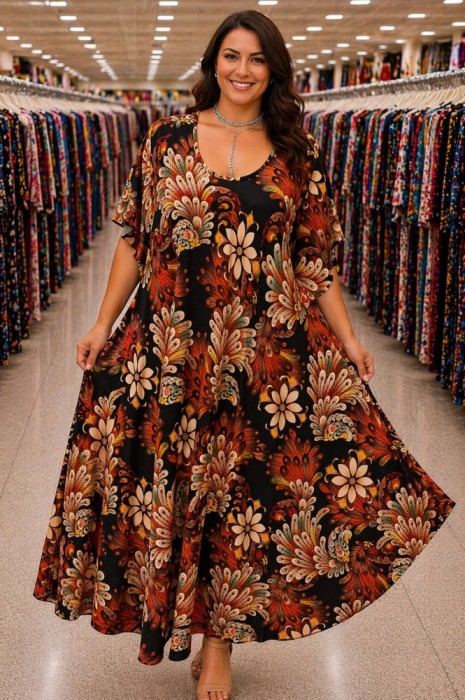 Rochie Maxi din Vascoza cod 0018Marimea