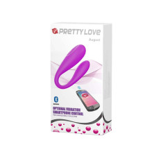 Pretty Love August - Stimulator Clitoris cu Control prin Aplicație, 9,5 cm