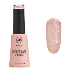 Rubber Base Glitter Gel Color Nr. 27 Oranjollie