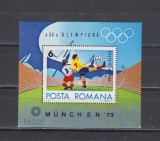 M1 TX7 17 - 1972 - Jocurile olimpice de vara - Munchen - colita dantelata, Sport, Nestampilat