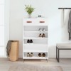 VidaXL Pantofar, alb, 60x35x105 cm, lemn compozit 829580