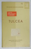 TULCEA , HARTA GEOLOGICA , 1 : 200 000 , 1698 *TIPARITA FATA - VERSO , *LIPSA HARTA