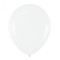 Set 10 baloane din latex, flippy, model party, 13 cm, 1 g, alb