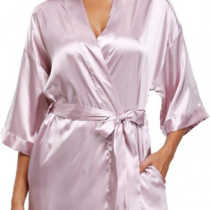 Bund Femei din satin Halat de matase Kimono Halat pur scurt Sexy Sleepwear Mires