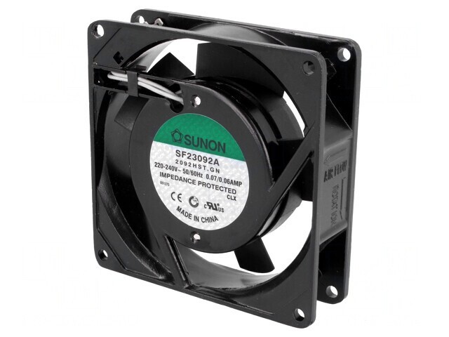 Ventilator AC Axial 230V 92x92x25mm 49m3/h 36dBA