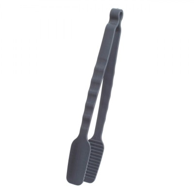 Clește Servire, PP, M&amp;acirc;ner Reliefat, Gri, Rezistent la Căldură p&amp;acirc;nă la 140║C, Compatibil Mașină de Spălat Vase, 31cm foto
