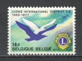 Belgia.1977 25 ani District 112 Lions International MB.119, Nestampilat