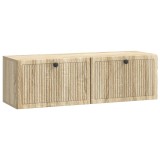 vidaXL Oglindă TV montată pe perete Stejar Sonoma 98 x 31 x 30 cm 898047