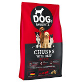 Dogs Favorite Chunks with Beef 15 kg, HAPPY DOG