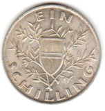 AUSTRIA 1 SCHILLING SILING 1924