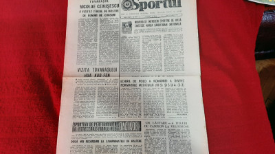 Ziar Sportul 21 08 1978 foto