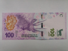 Argentina 100 pesos -2018 foto